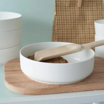 Zdjęcie produktu dla Biała porcelanowa miska - D- 16,7cm - Oco