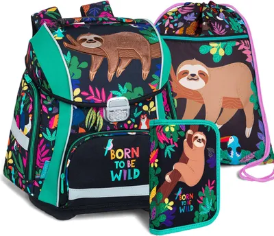 Produktbild von CoolPack Schulranzen Wildkid COLORINO mit Turnbeutel und Federmäppchen Set