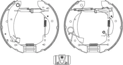 Zdjęcie produktu dla Zestaw Szczek Ham. Fiat Ducato 1,9-2,8 D 94-02 Kpl. Z Cylinderkami