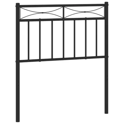 Zdjęcie produktu dla Metalowe Wezgłowie, Czarne, 75 Cm Lumarko!