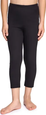 Produktbild von Merry Style Mädchen 3/4 Leggings aus Baumwolle MS10-226 (Schwarz, 122 cm)