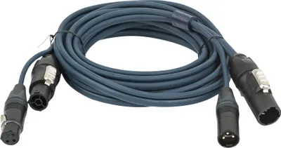 Produktbild von DAP FP-13 Hybrid Cable - powerCON TRUE1 & 3-pin XLR - DMX / Power DMX & Strom - 15 m