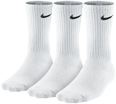 Produktbild von Nike - Socken für Herren/Damen Uni, Leicht (3er-Pack) PP15991 (38 EU - 42 EU) (Weiß)