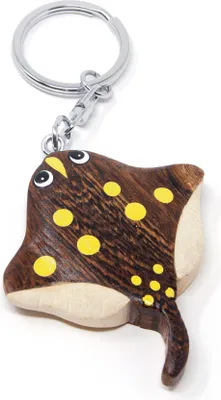 Produktbild von Schlüsselanhänger aus Holz - Nagelrochen