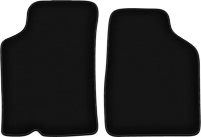 Image de Wielganizator Tapis avant de sol velours sur-mesure pour Kia Sephia I (1994-1997, berline) noir, jeu 2 pièces, fixations