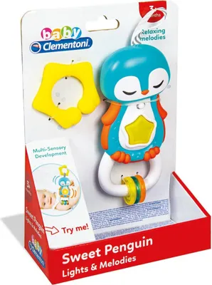 Produktbild von Clementoni Interaktive Pinguin-Rassel 17361