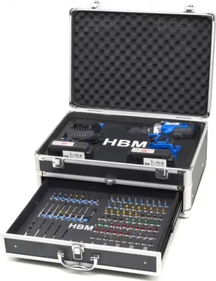 Produktbild von HBM 20V 2,0Ah Akku-Bohrschrauber mit 100-teiligem Zubehörset