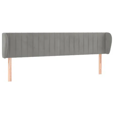 Produktbild von VidaXL 3117448, Hellgrau, Polyester, Holz, 2030 mm, 78 cm, 88 cm, 230 mm