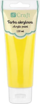 Produktbild von Acrylfarbe, gelb, 120 ml – Dalprint