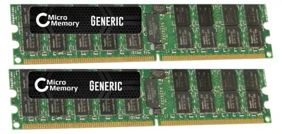 Produktbild von CoreParts MMI0348/8GB, 8 GB, 2 x 4 GB, DDR2, 667 MHz, Grün