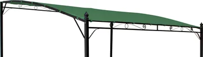 Produktbild von DEGAMO Ersatzdach Ersatzplane Dachplane für Anbaupavillon MANTOVA, PVC-beschichtet, dunkelgrün