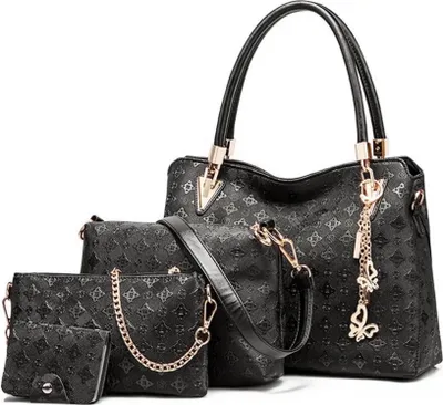 Image de Pahajim Ensemble de sacs à main Femme Moyen 4 pièces pour le travail Shopping Fête