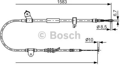 Produktbild von Bosch Seilzug, Feststellbremse  1 987 482 296