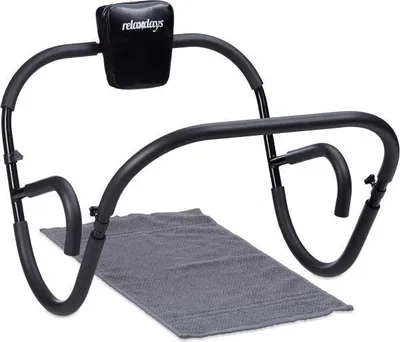 Produktbild von Bauchtrainer mit Rollen, faltbar, ergonomisch, wirbelsäulenschonend für Heimgebrauch