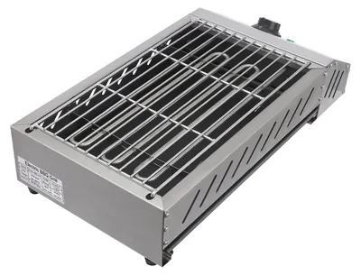 Obrázok produktu pre Elektrický gril, nerezová oceľ, nastaviteľná teplota, strieborný