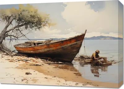Zdjęcie produktu dla Obraz 70x50cm Spokój Przybrzeża