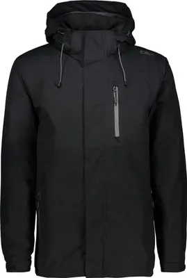 Produktbild von CMP - Herrenjacke mit Reißverschluss und atmungsaktiver Kapuze, Anthrazit, 54