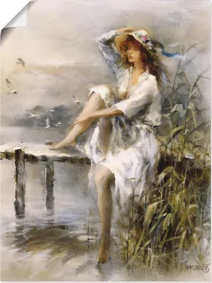 Produktbild von ARTland Poster Wasserseite Größe: 30x40 cm