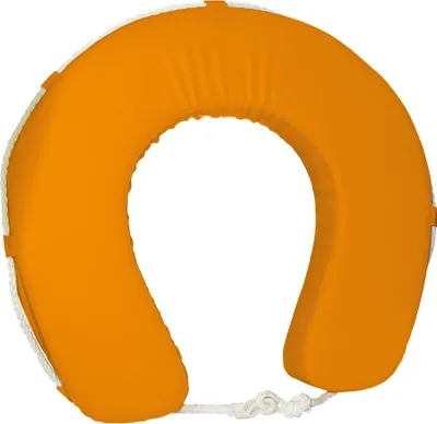Produktbild von Nautilo Rettungsring Hufeisen aus PVC mit Reißverschluss