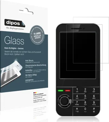 Produktbild von 2x Schutzfolie für I Kall K666 New matt - Anti-Shock 9H Folie dipos Glass Kunststoffglas