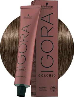 Produktbild von Schwarzkopf Igora Color10, Braun, 6-00, Unisex, 60 ml, Alle Haare, Farbspeichernd, Glanz