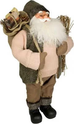 Produktbild von Weihnachtsmann JONTE 30 cm Deko Figur Weihnachten Nikolaus Santa Claus stehend