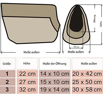 Obrázok produktu pre Taška pre domáce zvieratá veľkosť 3 - 58 × 30 × 32 cm, vodoodpudivá a ľahko udržiavateľná, OEKO-TEX, s ramenným popruhom a karabínou, ideálna pre mačky a malé psy