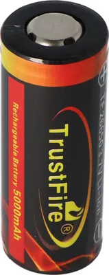 Produktbild von TrustFire 26650 Li-Ion Akku 5000mAh 3,7V 10A PCB-Geschützt Taschenlampe
