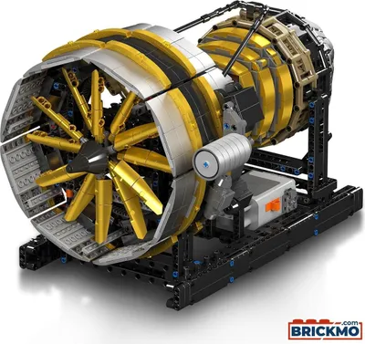 Produktbild von Mould King MOC Technik Flugzeugmotor Bausatz 10141