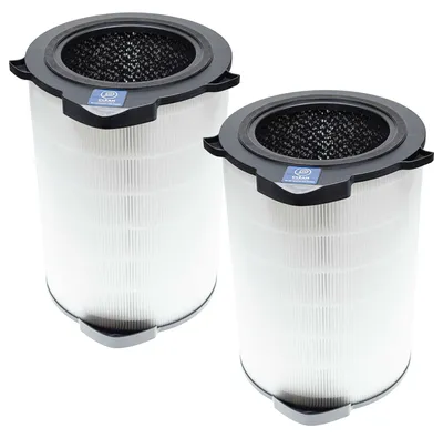 Produktbild von vhbw 2x Luftilter Ersatz für AEG AFDCLN6 für Luftreiniger - Kombifilter HEPA (H13) + Aktivkohle