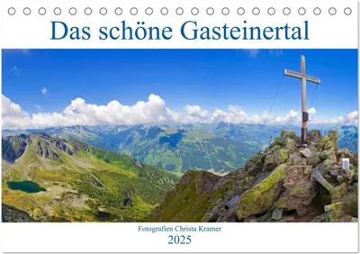 Produktbild von Das schöne Gasteinertal (Tischkalender 2025 DIN A5 quer), CALVENDO Monatskalender