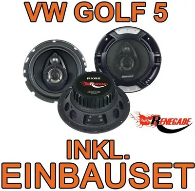 Produktbild von Heck -Renegade RX 6.2 - 16,5cm Koax-System für VW Golf 5 - justSOUND