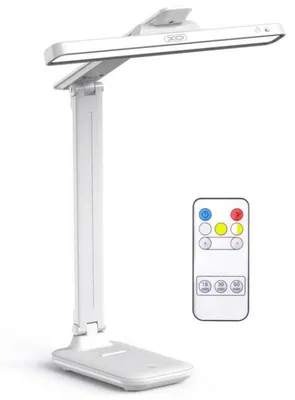 Obrázek produktu pro LED lampa XO OZ07 s bezdrátovým nabíjením, až 36 hodin provozu, dálkové ovládání, bílá
