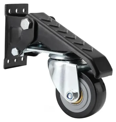 Produktbild von 4er Set Werkbankrollen - Möbelrollen / Lenkrollen - Schwerlast bis 200 kg - Hochklappbare Stepdown Rollen - 360° drehbar - Für Tische und Geräte