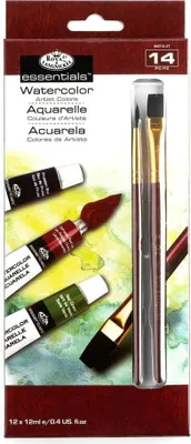 Produktbild von R&L Essentials Wasserfarben, 12 x 12 ml