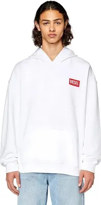 Produktbild von Diesel Nlabel L1 Kapuzenpullover Weiß S Herren Weiß S