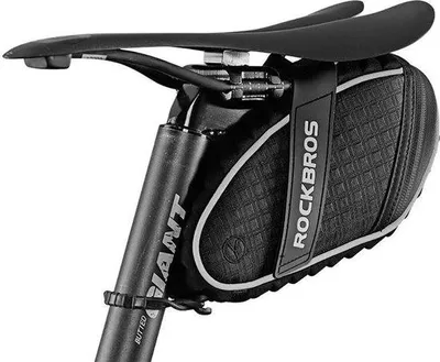 Produktbild von Famanu Fahrradtasche mit reflektierenden Riemen - Schwarz