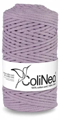 Produktbild von ColiNea Makrame Garn 3 mm 100 m Geflochten Baumwolle