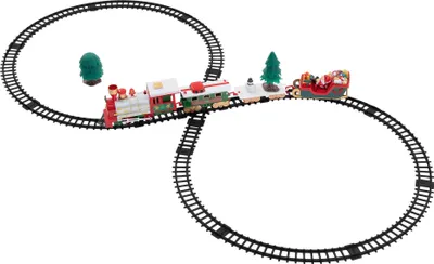 Produktbild von Carrefour 8721037212762, Zug- & Schienen-Set, Mehrfarbig