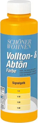 Produktbild von Schöner Wohnen Voll- und Abtönfarbe 250 ml signalgelb