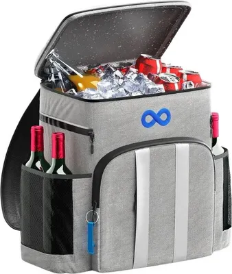 Produktbild von Everlasting Comfort Cooler Backpack Kühltasche 34L Wasserdicht Grau