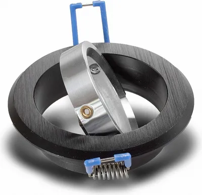 Produktbild von Deckeneinbaurahmen schwenkbar Schwarz 16302-5 Ø 68mm