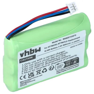 Produktbild von vhbw Akku kompatibel mit Nortel 4135, 7439, 7449, 7440, 7434, 4146, 7420, 4145, 7430 schnurlos Festnetz Telefon (800 mAh, 3,6 V, NiMH)