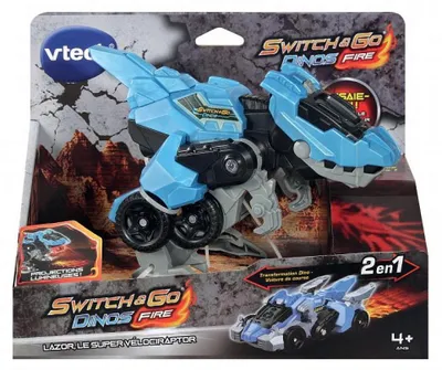 Image de Vtech Switch & go dinos fire - lazor, le super velociraptor