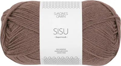 Produktbild von Sandnes Sisu 50g - Norweger Wolle 3161 medium brown