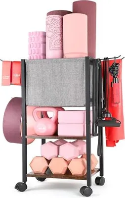 Obrázok produktu pre Joga Mat Storage Športové držiaky Stojan na činky Domáce fitness vybavenie Antel Training Organizátor držiaka Bloková penová rolka