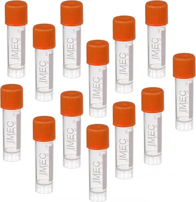 Zdjęcie produktu dla Zestaw 100 plastikowych probówek (1,8 ml, z zakrętką)
