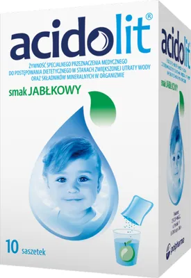 Obrázek produktu pro Acidolit, smak jabłkowy, 10 saszetek