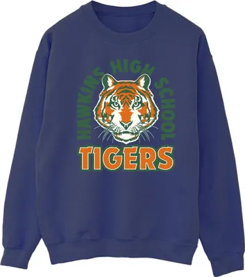 Produktbild von Netflix - "Stranger Things Hawkins" Sweatshirt für Herren BI44913 (3XL) (Marineblau)