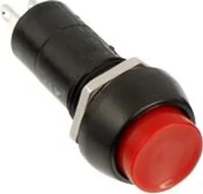 Produktbild von Einbau-Druckschalter PBS-11A, rund, Ein/Aus, rot